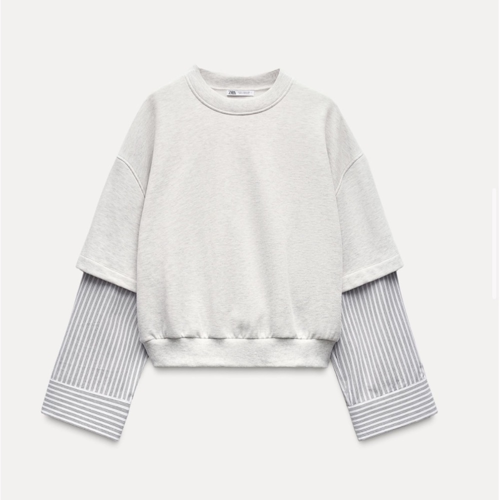 ZARA COMBINATION SWEATSHIRT